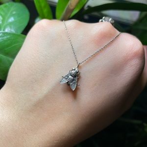 Vivienne Westwood 925 Silver Fly Necklace
